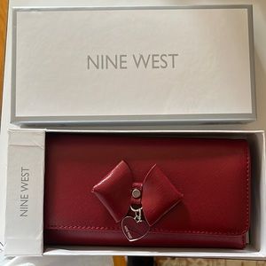 NWT Nine West Red Wallet